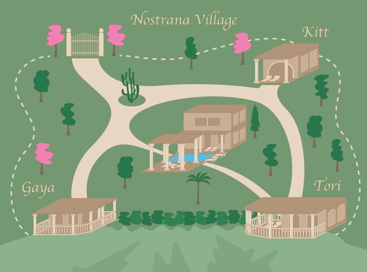 Nostrana Village Apartments Koskinou  ภายนอก รูปภาพ